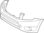 Image of Bumper Cover (Front, Upper) image for your 2005 TOYOTA CAMRY
