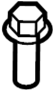 Image of Bumper Cover Reinforcement Bolt (Upper) image for your TOYOTA CAMRY