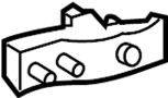 Image of Headlight Bracket (Right, Upper, Lower) image for your 2002 TOYOTA RAV 4