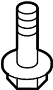 View Screw. Bolt. Bracket. (Upper, Lower) Full-Sized Product Image