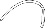 Image of Wheel Arch Molding (Front) image for your 2008 TOYOTA RAV 4 LIMITED