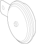 Image of Horn image for your 2021 TOYOTA COROLLA XSE Apex Sedan
