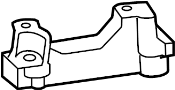 Image of Mount. ENGINE. Spacer. Bracket. Side. At Frame. Engine Mount. image for your 1996 Toyota Paseo   