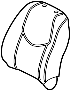 Image of Cover SUB - Assembly, Seat. Seat back Cover. (Front) image for your 2015 Toyota 4Runner   