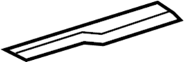 Image of Headliner support bracket. SUPPORT, ROOF HEADLI. image for your 2007 TOYOTA CAMRY LE 2400CC 16-VALVE DOHC EFI, MANUAL , 5-SPEED