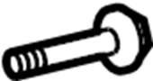 View Bolt, Windshield Washer. Upper Control arm Bolt. (Lower) Full-Sized Product Image