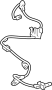 Image of ABS Wheel Speed Sensor (Left, Rear) image for your 2004 Toyota 4Runner   