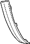 Image of Bumper Trim (Rear, Lower) image for your 2012 TOYOTA 4RUNNER SR-5