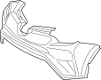 Image of Cover, Bumper L/P. (Front). Component comes unprimed. image for your 2021 Toyota RAV4 PRIME  SE Sport Utility 