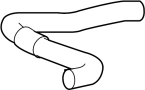 Image of Radiator Coolant Hose (Upper, Lower) image for your 2020 Toyota Tundra  Platinum Crew Cab Pickup Fleetside 
