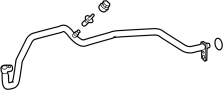 Image of A/C Pipe image for your 2017 Toyota Corolla   