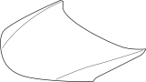 Image of Hood Panel image for your 2024 Toyota Venza   
