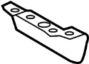 Image of Fender Liner Extension (Front) image for your 2024 Toyota Sequoia  Limited Sport Utility 