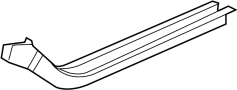 Image of Floor Side Rail (Front, Rear, Lower) image for your 2010 Toyota RAV4  Base Sport Utility 