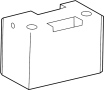 View Battery Cover. INSULATOR, BATTERY.  Full-Sized Product Image 1 of 2