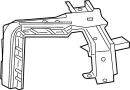 Image of Clamp SUB - Assembly, Battery. Hold down Clamp. image for your 2008 Toyota Highlander  Sport Sport Utility 
