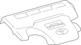Image of Engine Cover image for your 2012 Toyota Sienna  Base Mini Cargo Van 