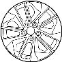 Image of Wheel, alloy. Wheel, Disc. Confirm the OEM logo. image for your 2021 Toyota C-HR   
