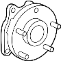 View Wheel Bearing and Hub Assembly (Front) Full-Sized Product Image