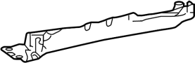 Image of Suspension Crossmember Reinforcement (Rear) image for your 2013 Toyota RAV4   