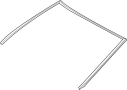 Image of Windshield Molding (Upper) image for your 2016 Toyota Camry   