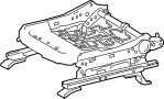 Image of Cushion frame. Spring, Seat. (Front) image for your 2014 Toyota Corolla   