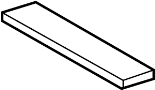 View Headliner pad. PAD, Roof Silencer.  Full-Sized Product Image