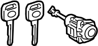 Image of Door Lock Cylinder image for your 2016 Toyota Corolla   