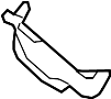 View Quarter Panel Gutter (Rear, Upper) Full-Sized Product Image 1 of 2