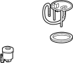 Image of Fuel. Plate. Filter. Pump Hanger. SUB - Assembly. Suction.  Fuel Filter. Fuel Pump. image for your 2017 TOYOTA RAV4