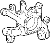 View Knuckle. Carrier SUB - Assembly. Carrier, Axle. Steering. Suspension. (Rear) Full-Sized Product Image
