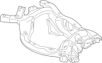 Image of Suspension Subframe Crossmember (Rear) image for your 2011 Toyota Matrix 1.8L M/T FWD Base Wagon 