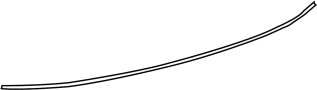 Image of Liftgate Finish Panel Gasket (Lower) image for your 2018 TOYOTA CAMRY