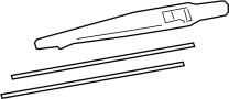 View Back Glass Wiper Blade (Rear) Full-Sized Product Image