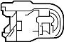 Image of Sensor. Park. Retainer. Bracket. (Lower). Parking Aid Sensor. image for your 2023 Toyota 4Runner   