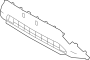 View Grille. RADIATOR, LOWER. Bumper. Lower blank cover.  Full-Sized Product Image