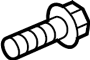 View Screw. Grille. (Front, Upper, Lower) Full-Sized Product Image
