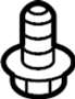 View Radiator Support Tie Bar Bolt (Lower) Full-Sized Product Image