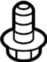 View Radiator Support Tie Bar Bolt (Lower) Full-Sized Product Image