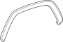 Image of Wheel Arch Molding (Front) image for your 2022 Toyota Tundra  SR5 Crew Cab Pickup Fleetside 