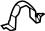 Image of Fender Rail Bracket (Front, Rear, Upper) image for your Toyota