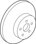 Image of Disc Brake Rotor (Front) image for your 2011 Toyota Camry   