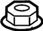 Image of Nut. Shield. (Front, Rear, Upper, Lower). A solid metal or plastic. image for your 2011 TOYOTA RAV4