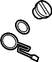 Image of Cap. Fuel. Tank. Gasket.  Exc.Japan Built. Exc. image for your 2012 TOYOTA RAV4