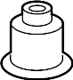View Suspension Crossmember Insulator (Rear, Lower) Full-Sized Product Image
