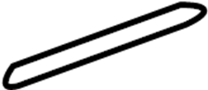 Image of Pad, Windshield MOUL. Panel Pad. Retainer, Outside MO. (Upper) image for your 2007 TOYOTA PRIUS