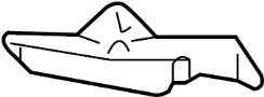 View Fender Bracket (Front, Rear, Lower) Full-Sized Product Image 1 of 1