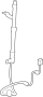 Image of Radio Antenna Base image for your 2012 Toyota Tundra 5.7L i-Force V8 A/T RWD Limited Crew Cab Pickup Fleetside 