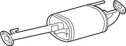 Image of Exhaust Muffler image for your 2008 TOYOTA 4RUNNER LIMITED
