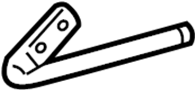 View Bracket. Converter. Exhaust. Pipe. (Front) Full-Sized Product Image 1 of 2